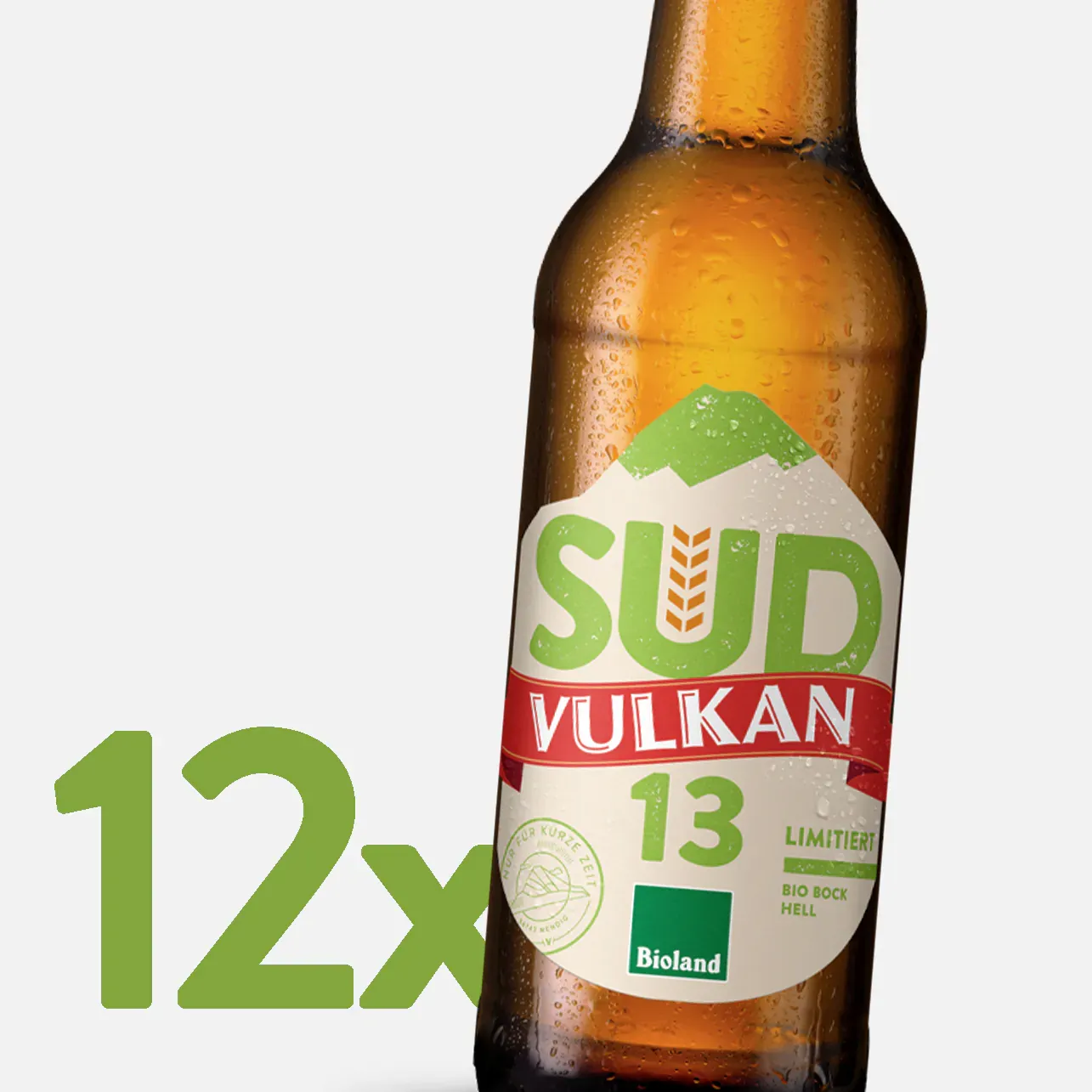VULKAN BIO Limitiert SUD 13 Heller Bock Vorteilspaket 12×0,33l – Bild 2